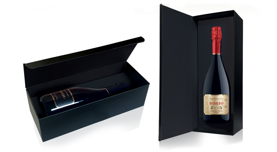 Cardboard box 1 bottle Franciacorta