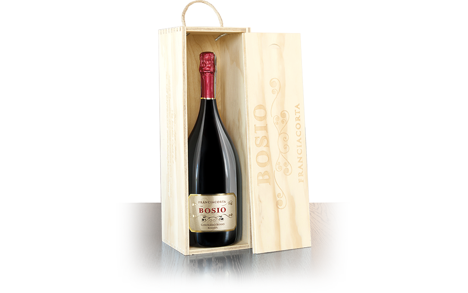 Wooden box 1 magnum Franciacorta